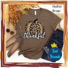 Load image into Gallery viewer, Thankful Leopard Pumpkin Faux Glitter
