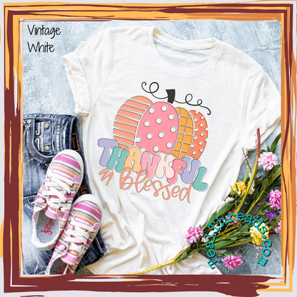 Thankful and Blessed Pastel