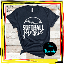 Load image into Gallery viewer, Softball Junkie - white
