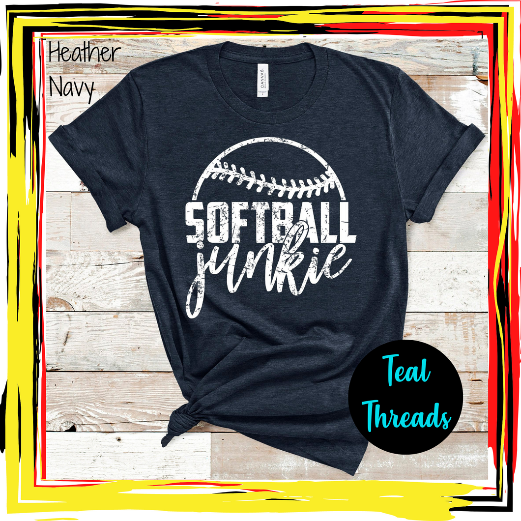 Softball Junkie - white