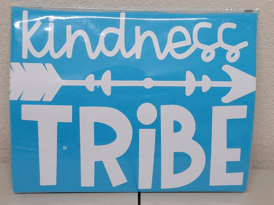 Kindness Tribe on Turquoise - XL (Sold as is)