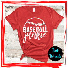 Load image into Gallery viewer, Baseball Junkie - white
