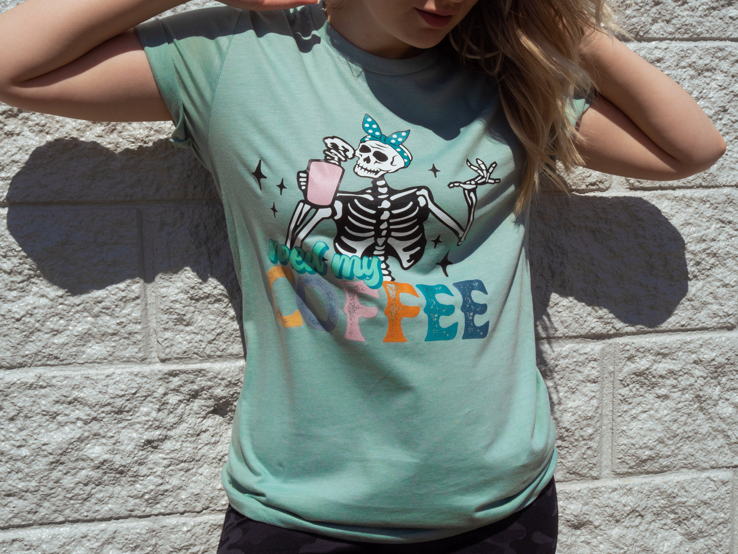 Need My Coffee Skeleton