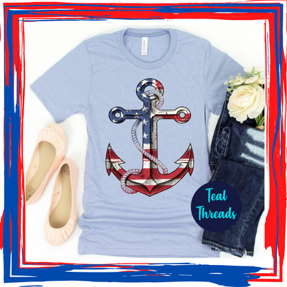 Red White & Blue Anchor - 1 left in stock!