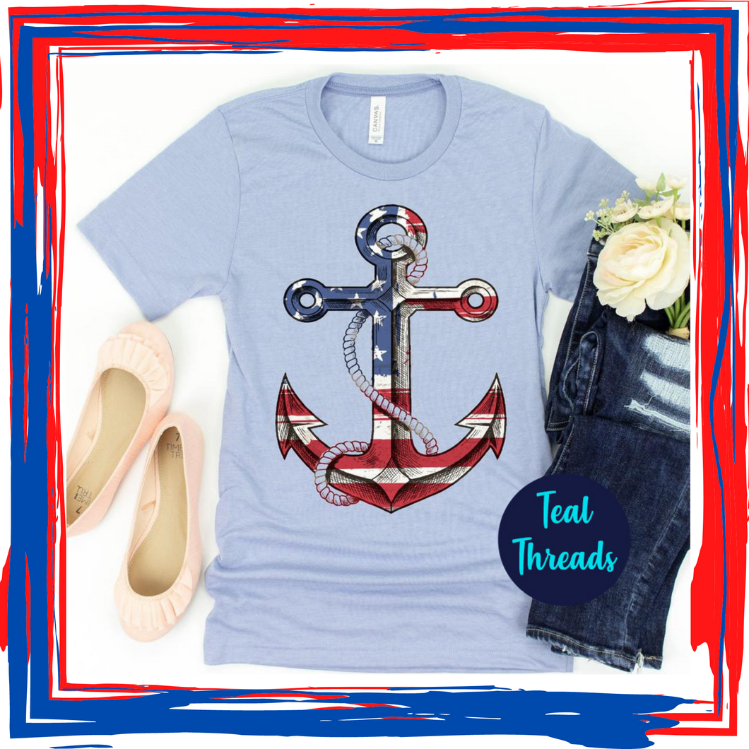 Red White & Blue Anchor