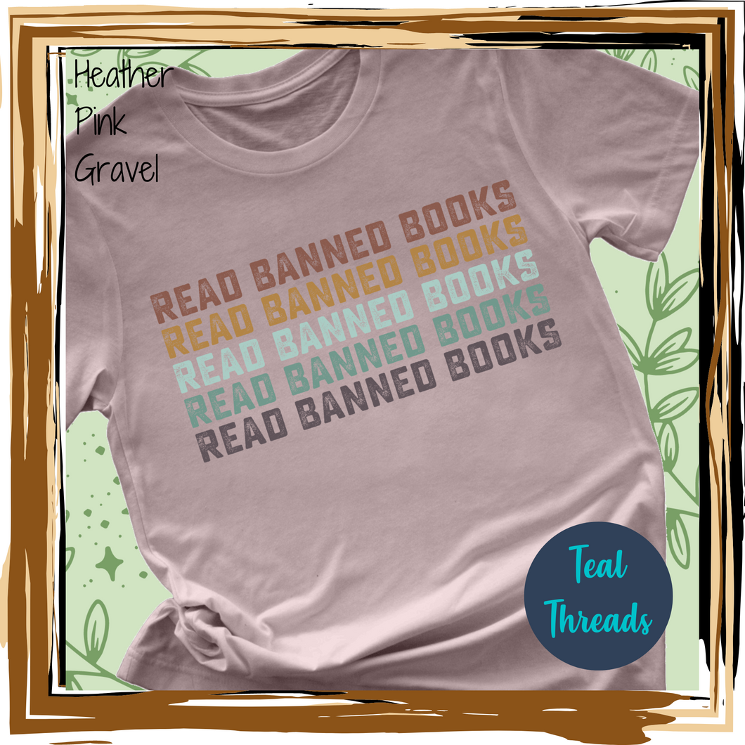 Read Banned Books Distressed Words