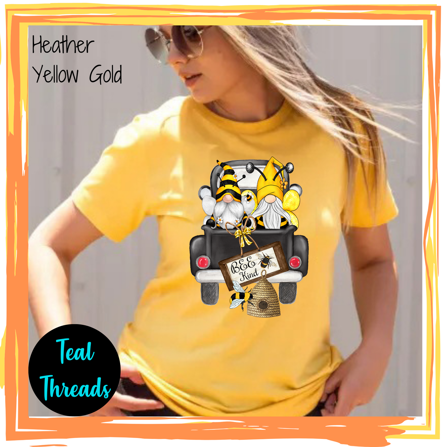 Bee Gnomes in Truck (with Bonus option!)