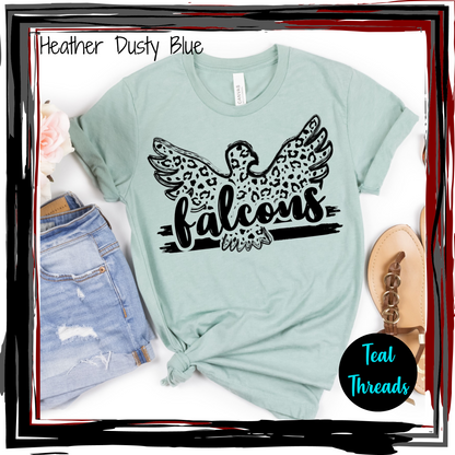 Falcons Mascot with Leopard - 1 left in stock!