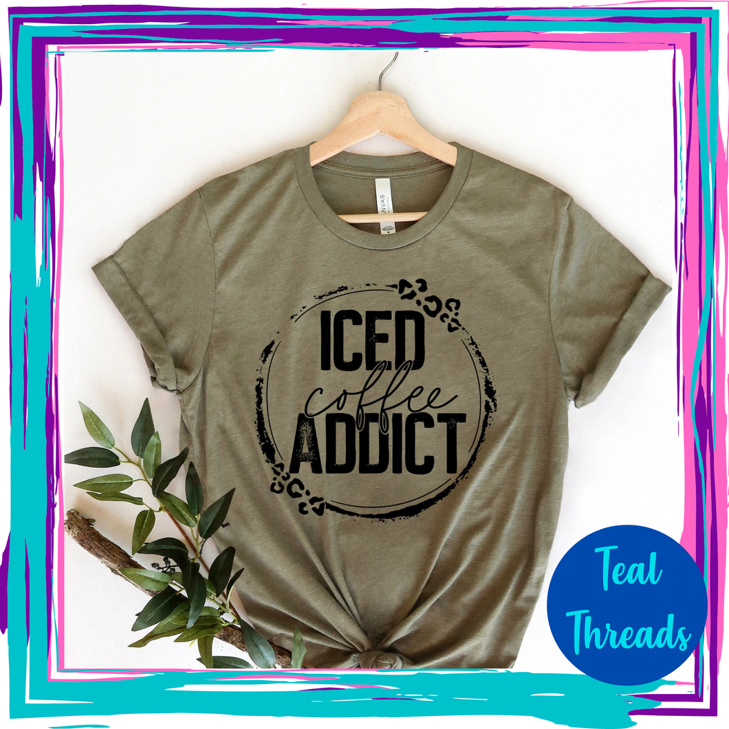 Iced Coffee Addict - black