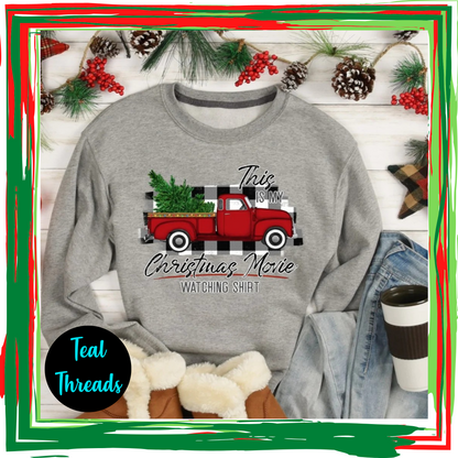 This is My Christmas Movie Watching Shirt - 1 left in stock!